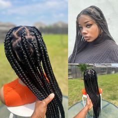 Jumbo Braided Wig Length is 30 inches Very natural looking. We make to suit Small, Medium and Big head sizes. This wig is not puffy or heavy on the head. Wig details:  100% handmade. 🔹Natural Edges with Baby Hair 🔹Elastic band for a perfect fit 🔹Premium kanekalon braiding hair  🔹Medium Density  🔹Comfortable and Durable  🔹Hot Water Set Possible. Hair Care: The wig can last for over 2 years depending on the care. Use lukewarm water and shampoo to wash wig.  Do not squeeze. Air dry to dry the wig.  Please keep in an airy place (place with a lot of air)  Use sheen spray to retain gloss & shine. This is a custom made to order braided wigs. it is handmade within 10 business days Kanekalon Braiding Hair, Jumbo Braids, Natural Edge, Braided Headband, Braids Wig, Hair Elastics, Baby Hairstyles, Medium Hair Styles, Braided Hairstyles