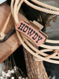 Western Style Howdy Claw Clip | Gussied Up Online Boutique Add a wild western flair to your hair with our faux leather Howdy Claw Clip. The stylish brown clip measures 4.25" and features a howdy design. Perfect for holding your hair in place while adding a touch of country charm! Women's Western Wear, Trending Hair, Western Boutique, Western Women, Western Wear For Women, Country Charm, Sterling Jewelry, Wedge Heel Sandals, Women's Wear