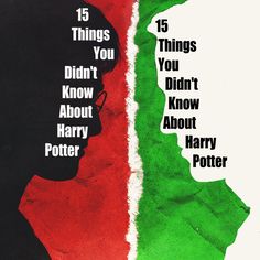 the poster for harry potter's famous movie, 15 things you didn't know about harry potter