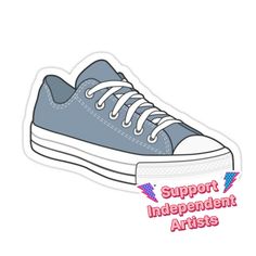 Decorate laptops, Hydro Flasks, cars and more with removable kiss-cut, vinyl decal stickers. Glossy, matte, and transparent options in various sizes. Super durable and water-resistant. Vintage Blue Denim Tennis Shoe Sneaker Sneaker Sticker, Buy Vintage, Tennis Shoes, Decorate Laptops, Blue Denim, Kiss Cut, Vinyl Decal Stickers, Vinyl Decal, Tennis