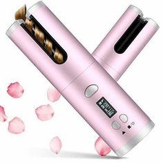 Automatic Curling Iron, Cordless Hair Wand, Intelligent Pink Please Check Comments To Additional Products Details. T3 Hair Dryer, Hair Curling Wand, Hair Wand, Wand Hairstyles, Automatic Curling Iron, Automatic Hair Curler, Best Curlers, Hair Crimper, Barrel Curls