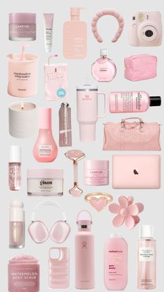 Makeup Bag Essentials, Sephora Skin Care, Pretty Pink Princess, Perfect Skin Care Routine, Pink Life, Pretty Skin Care, Skin Care Items, Pretty Skin