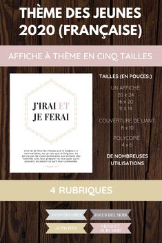 an info sheet with the names and numbers for different types of items in french language