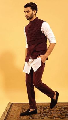 India Fashion Men, Waistcoat Designs, Mens Fashion Summer Outfits