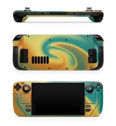 an image of a video game console skin for the nintendo wii lite, with two different