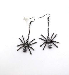 PRICES MAY VARY. 1 pair realistic looking spider halloween earrings studs The halloween earrings are lightweight,soft and safe on your ears The spider earrings fit all ages including ,teens,girls,women, over 4 years old Create's an amazing look; Perfect womens earrings for plays,party, theatrical productions, or as a unique Halloween costume jewelry,dress up and cosplay uses Full of horror, joke and funny halloween costumes for women girls;fits all kinds of costumes Features Festival gift;Hallow Horror Necklace, Halloween Costume Jewelry, Halloween Costume Props, Jewelry Dress, Spider Halloween, Jewelry Halloween, Spider Earrings, Womens Earrings, Unique Halloween Costumes