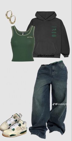 Vintage Y2k Outfits, Outfits Verde, Outfits Uggs, Outfits Uniform, Look Grunge, Neue Outfits, Swaggy Outfits, Simple Trendy Outfits