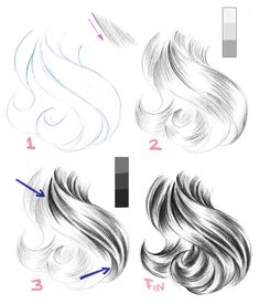 how to draw curly hair step by step for beginners and advanced drawing tips on the web