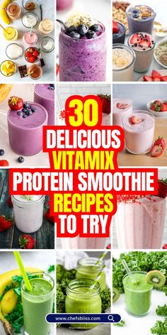 30 delicious vitamin drink recipes that are perfect for smoothies, smoothies and more