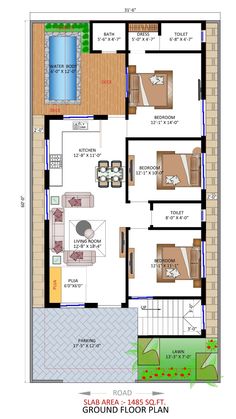 1400 sqft House Ground Floor Plan Design 🏠🤩

For More Information Contact
📧 contact@makemyhouse.com
📞1800-419-3999

#architecture #ModernArchitecture #UltraModernDesign #HomeElevations #FloorPlans 1400 Sqft House