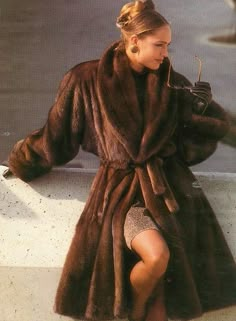 Fur Coat Vintage, Mink Fur Coat, Coat Outfits, Odessa