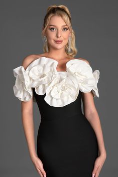 Elevate your wardrobe with our 3d flower bandage dress. Featuring an off-shoulder neckline and intricate 3D floral embellishments, this dress exudes romance and elegance. The bandage construction ensures a flattering, body-hugging fit that accentuates your curves. Perfect for special occasions such as weddings, cocktail parties, or elegant soirées, this dress is your ultimate choice for a standout look. Handmade customization Fabric composition: 90% polyester fiber, 10% spandex Washing method: h Perfect Night, Event Outfit, Cocktail Parties, Applique Dress, Night Out Dress, Bandage Dress, Dresses Xs, Paris Fashion Week, Beautiful Dresses