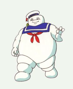 an animated character with a sailor's outfit on