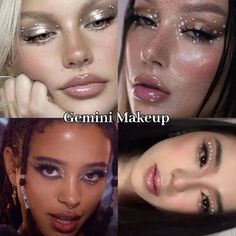 Gemini makeup Gemini Venus Makeup, Gemini Venus Aesthetic, Txt Makeup, Venus Outfits, Glamour Magick, Pinterest Pretty