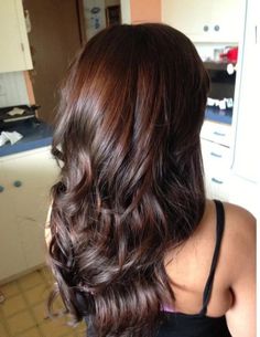 Dark Red Hair With Brown, Brunette Ombre, Brunette Balayage, Red Brown Hair, Dark Brown Hair Color