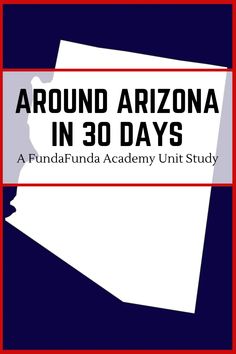 the cover of around arizona in 30 days, with an image of a map on it