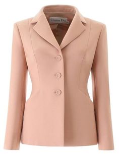 Dior Jacket, Dior Pink, Body Hugging Dress, Interesting Outfits, Structured Jacket, Classic Style Outfits, Fashion Tops Blouse