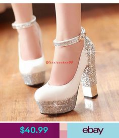 Kasut Pengantin, Wedding Shoes Boots, Wedding Shoes Platform, Wedding Shoes Bride, Platform High Heel Shoes, Womens Wedding Shoes, Thick Heel