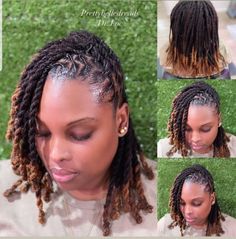 Sisterloc Styles, Lox Styles, Women Dreadlocks, Loc Twist, Loc Colors, Dreads Short Hair, Loc Goals, Lock Styles, Loc Goddess