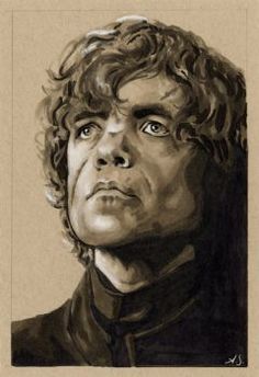 a drawing of game of thrones character tyron starke from the hbo series