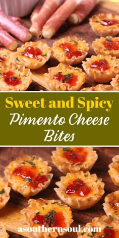 sweet and spicy pimentoo cheese bites