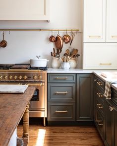 the kitchen is clean and ready to be used as a place for cooking or baking