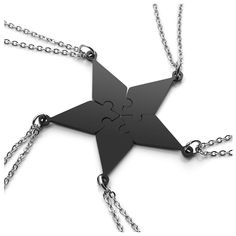 PRICES MAY VARY. Material: High Quality Stainless Steel, Solid and Durable, requires minimal maintenance but Long Lasting Reliable. Puzzle Pendant: 27mm*13mm/1.06"*0.651". Necklace Length: 24 inch. Five pendants combine into one star: Symbolize the heart to heart friendship between you and your best friend. You wil receive 5pcs Meaningful Engraved Necklace. Package Includes PVC Bag for a Great Presentation. Ideal Gift for Christmas, Valentine's Day, Birthday Day, Father's Day, Mother's Day, Anni Family Puzzle, Family Puzzles, Friend Bff, Best Friend Necklaces, Chain For Women, Friendship Necklaces, Friend Necklaces, Engraved Necklace, Personalized Necklace