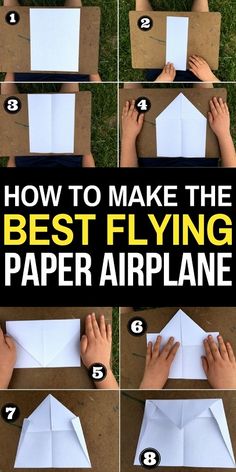 how to make the best flying paper airplane with instructions for beginners and advanced students