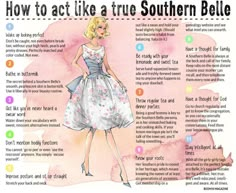 an article about how to act like a true southern belle