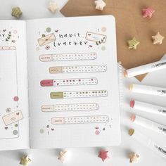 Romantizing Studying, June Habit Tracker, Pink Bullet Journal, Bullet Journal Spread Ideas, Notebook Therapy, Journal Spread Ideas, Bullet Journal Minimalist, February Bullet Journal, Dotted Journal