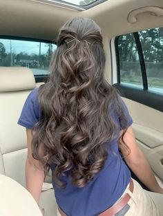 Hairstyle Examples, Hair Inspiration Long, Ball Hairstyles, Hairstyle Inspo, Hair Stylies, Hair Inspo Color, Long Curly Hair, Dream Hair, Pretty Hair