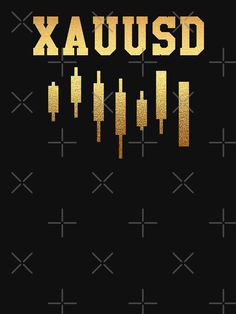 the title for xauusd is shown in gold on a black background with crosses