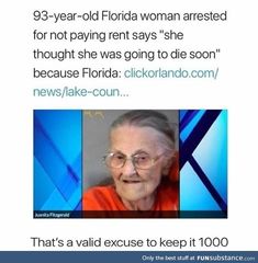 an older woman with glasses is shown in this funny tweet from the fox news