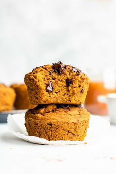 Healthy Flourless Pumpkin Muffins (Vegan) - Okonomi Kitchen