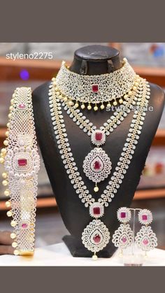 To buy just WhatsApp us at 00917376436197 Beautiful Jewelry Diamonds, Self Pictures, Bridal Choker, Fancy Jewellery Designs, Bridal Necklace Set, Bridal Jewellery Indian, Fancy Jewellery