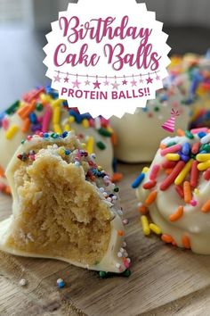 Protein Cake Balls, Protein Cake Pops, Protein Powder Cake, Cake Batter Protein, Cake Ball, Easy Protein, Protein Cake