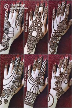 henna designs for hands and feet