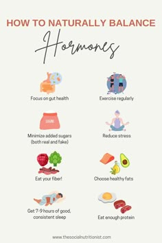 Naturally Balance Hormones, Hormone Nutrition, Hormone Balancing Diet, Foods To Balance Hormones, Low Estrogen Symptoms, Functional Nutrition, Cycle Syncing, Healthy Hormones, Menstrual Health