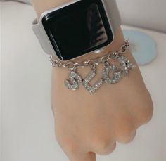 Crystal letters BTS bracelet inspired by the famous SUGA rings. Bts Ring, Crystal Letters, Bts Bracelet, V Jin, Rm Jhope, Suga Jimin, Bracelet Inspired, Letter Bracelet, Doll Jewelry