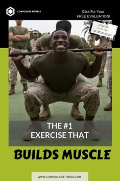 the exercise that build muscle is shown in this ad