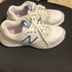 White/Purple New Balance, 824 N2, Size 9. These Are Like Brand New, Slightly Used. Nb 550 White Purple, New Balance Shoes White, Purple New Balance, New Balance White, New Balance Shoes, Shoes White, Color Purple, New Balance, Athletic Shoes