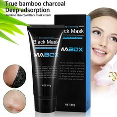 Charcoal Deep Sea Mud Tear Pull Facial Mask Nasal Paste Features: Removes excess oil from pores, smoothes pores and leaves skin clean and. Penetrates pores, surrounds blackheads and whiteheads, and pulls them out of pores. absorbing blackheads, it will also bring a variety of skin-beautifying substances to the skin, nourishing the skin layer by layer without hurting the skin. cleaning blackheads, the skin will be naturally hydrated without drying out, forming a skin barrier. Contains charcoal, w Blackhead Remover Mask, Black Peel Off Mask, Charcoal Peel Off Mask, Black Head Remover Mask, Deep Clean Pores, Mask Cream, Blackhead Mask, Acne Mask, Nose Mask