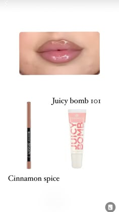 Essence Lip Combo, Best Lip Combos, Glossy Lips Makeup, Makeup You Need, Lip Combos, Nose Makeup, Makeup Order, Eye Makeup Styles, Lip Makeup Tutorial