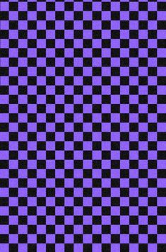 purple and black checkerboard pattern that looks like it is going to fall down