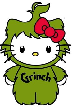 Xmas Funny Pictures, Hello Kitty Nightmare Before Christmas, Cartoon Grinch Drawing, Kawaii Drawings Halloween, Hello Kitty Christmas Painting, Disguise A Turkey Hello Kitty, Cute Hello Kitty Art, Hello Kitty Drawing Christmas, Christmas Funny Drawing