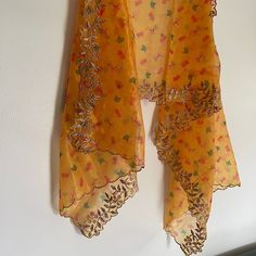 Bohemian Gold Silk Dupatta, Summer Silk Dupatta With Printed Motifs, Organza Dupatta With Printed Motifs For Eid, Multicolor Shawl Dupatta For Summer, Festive Yellow Dupatta With Printed Border, Eid Organza Dupatta With Printed Motifs, Multicolor Summer Shawl Dupatta, Summer Multicolor Shawl Dupatta, Summer Multicolor Shawl-style Dupatta