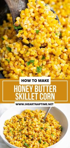 how to make honey butter skillet corn