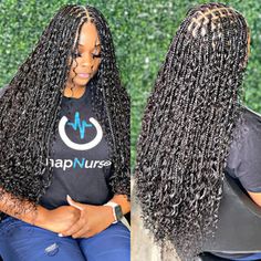 Deep Wave - Fula Beauty Braided Twists, Bohemian Braids, Messy Braids, Faux Locs Hairstyles, Twist Style, Natural Hair Styles Easy, Black Hairstyles, Braiding Hair, Boho Braids