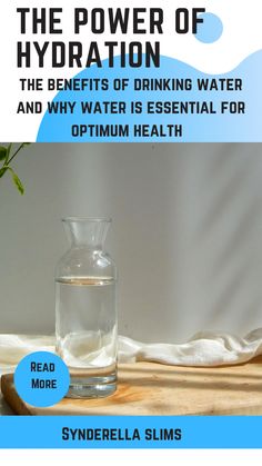 The remarkable benefits of drinking water and the impact it has on your health and well being #water #drinkwater #hydrate #hydration #hydrationtips #drinkmorewater More Water