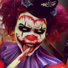 Creepy Clowns, Killer Clown, Halloween Circus, Halloween Clown, Halloween Contacts, Clown Faces